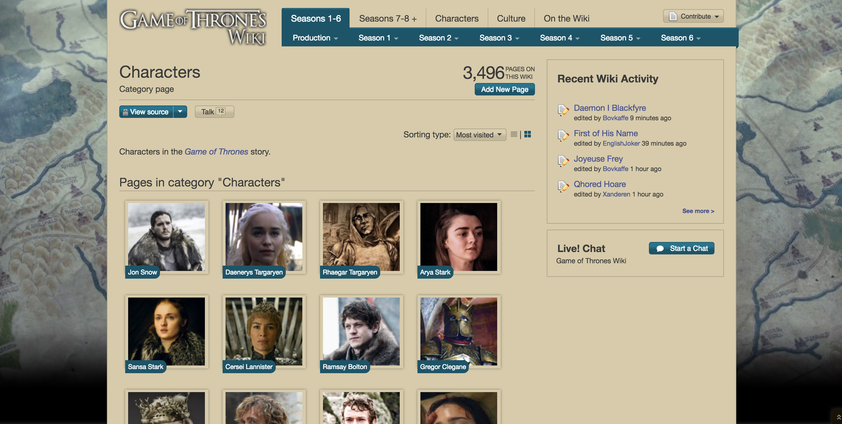 The Wiki – Game of Thrones